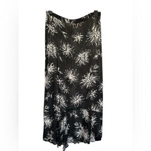 Shelly & Arnold Vtg Reversible Long Floral Boho Festival Feminine Maxi Skirt M